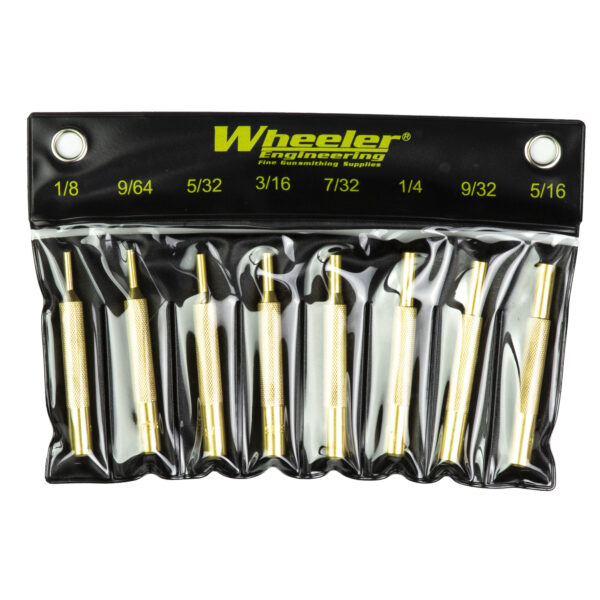 WHEELER BRASS PUNCH SET 8 PIECE