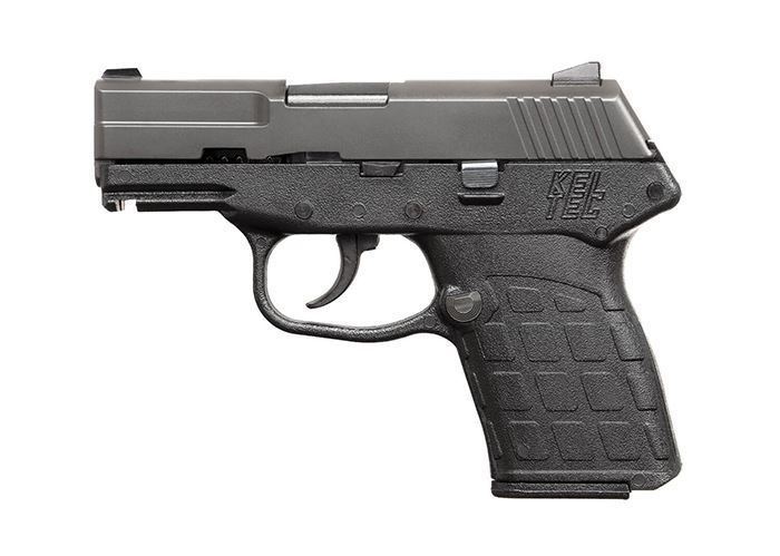 KelTec PF-9 9mm Pistol 7rd Black Polymer Frame Green Slide