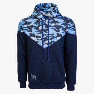 Arsenal XX-Large Blue Camo Cotton-Poly Relaxed Fit Ascend Pullover Hoodie