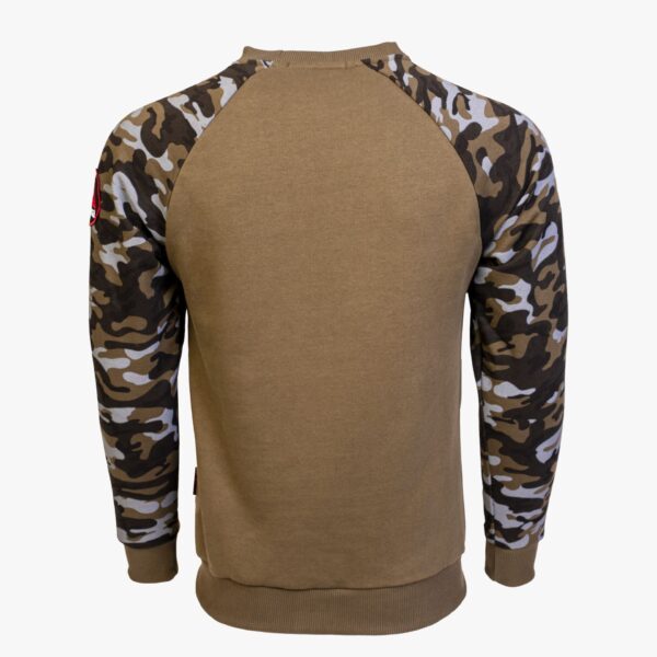 Arsenal X-Large Khaki / Camo Series Utility Cotton-Poly Standard Fit Pullover Sweater