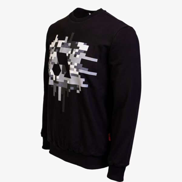 Arsenal Large Black Cotton-Poly Standard Fit Centre Graphic Pullover Sweater