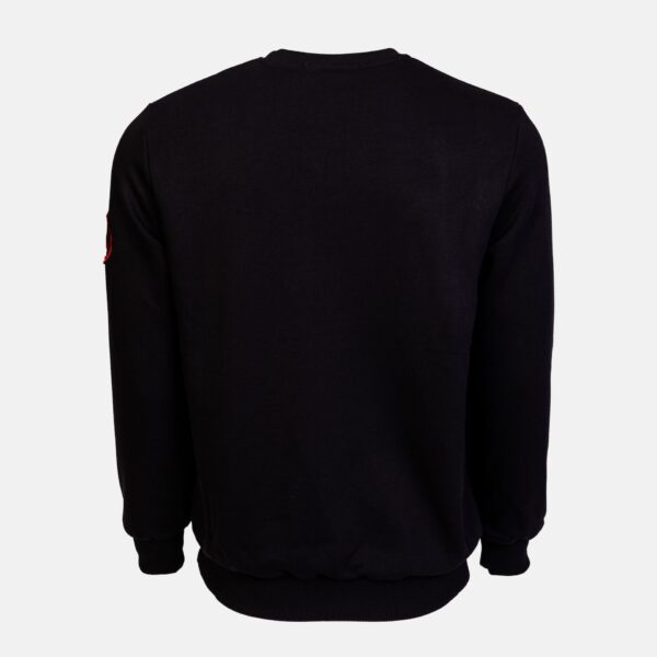Arsenal Large Black Cotton-Poly Standard Fit Centre Graphic Pullover Sweater