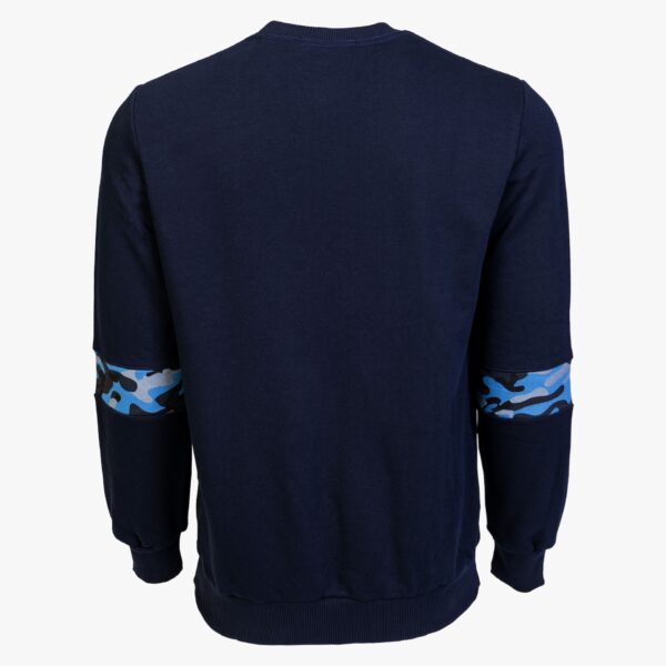 Arsenal Medium Blue Cotton-Poly Standard Fit Flex Pullover Sweater