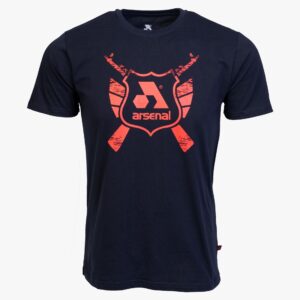 Arsenal X-Large Blue Cotton Relaxed Fit Classic T-Shirt