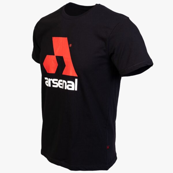 Arsenal Small Black Cotton Relaxed Fit Logo T-Shirt