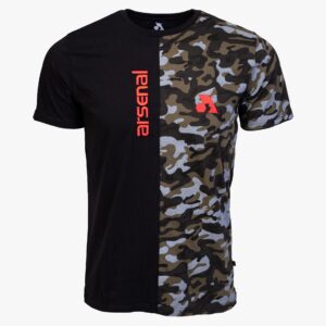 Arsenal Medium Black / Camo Cotton Relaxed Fit T-Shirt