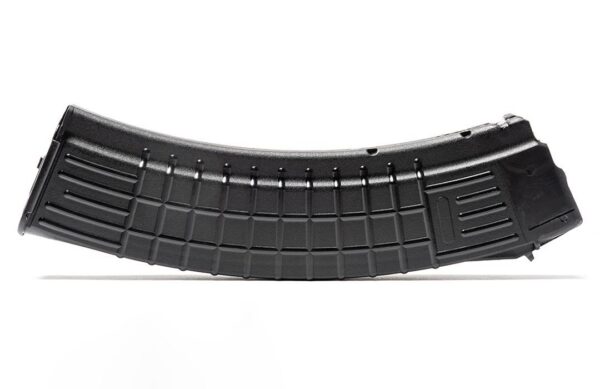 Arsenal Circle 10 Waffle Pattern 5.45x39mm Black Polymer Mil Spec 45 Round Ribbed Magazine