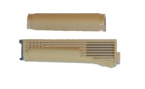 Arsenal Desert Sand Polymer Handguard Set with Stainless Steel Heat Shield for Stamped Receivers