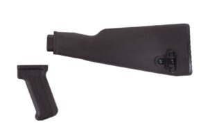 Arsenal Intermediate Length Plum Buttstock and Pistol Grip Set for Milled Receivers