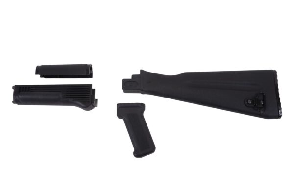 Arsenal 4 Piece NATO Length Black Polymer Stock Set