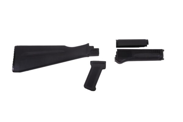 Arsenal 4 Piece NATO Length Black Polymer Stock Set