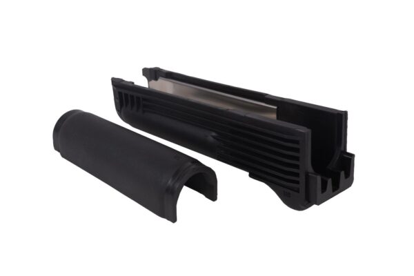 Arsenal Black Polymer Handguard Set with Stainless Steel Heat Shield for Stamped Receivers