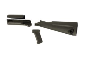 Arsenal 4 Piece OD Green Warsaw Length Mil Spec Buttstock Set for Stamped Receivers