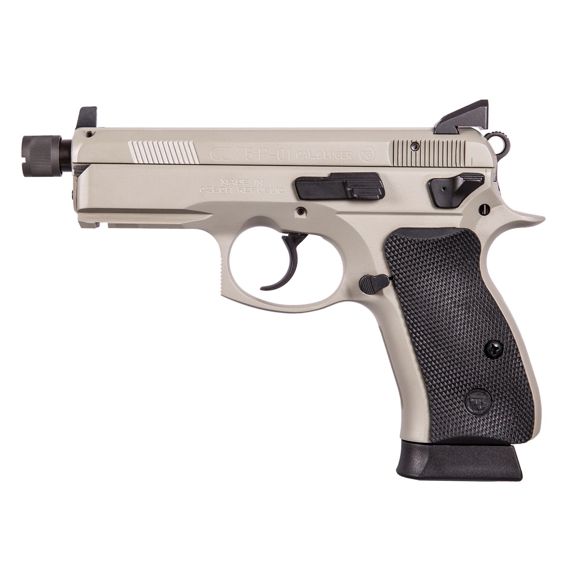 CZ P-01 Omega 9mm Urban Grey Compact 9mm Pistol Threaded Barrel