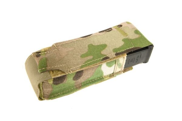 Blue Force Gear-Single Pistol mag Pouch Classic style w/ flap (fits lights multitools)  MultiCam®