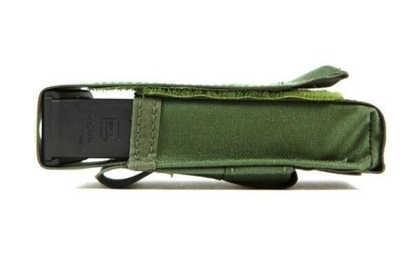 Blue Force Gear-Single Pistol mag Pouch Classic style w/ flap (fits lights multitools) OD Green