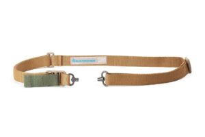 Blue Force Gear Vickers Push Button Sling Coyote Brown Nylon Hardware w/ Push Button Swivels