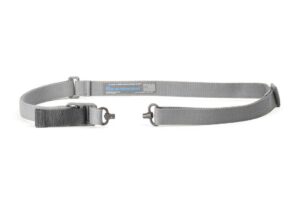 Blue Force Gear Vickers Push Button Sling Wolf Gray Nylon Hardware w/ Push Button Swivels