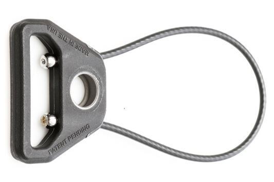 Blue Force Gear Molded UWL 2.75″ Wire Length Black Nylon with Push Button QD socket and 1.25″ Webbing Slot