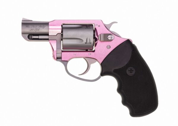 Charter  Arms – THE PINK LADY .38 Special 2″ 5rd Full  Grip Pink/Stainless Steel CA MA