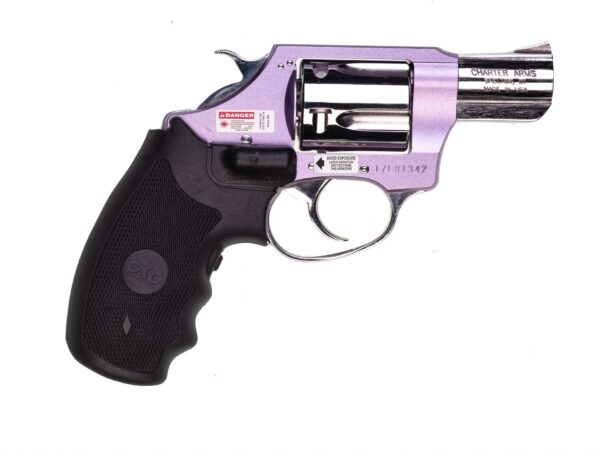 Charter Arms – CHIC LADY .38 Special 2″ 5rd Laser Grip Laser HammerLavender/Hi-Polish