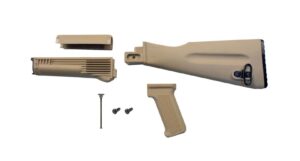 Arsenal 4 Piece NATO Length Desert Sand Stock Set  With Hardware