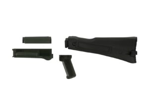 Arsenal OD Green Left Side Folding Stock Set for Stamped Receivers With Hardware