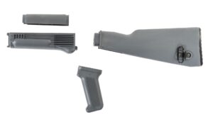 Arsenal U.S. Made Gray Polymer Stock Set for Milled Receiver AK47 With Hardware